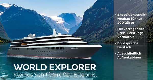 WORLD EXPLORER - Expeditionsschiff von nicko cruises