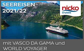 Hochseereisen mit nicko cruises