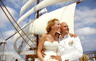SeaCloud2 Hochzeit Segelschiff