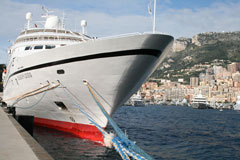Seabourn ledgend im Hafen von Monaco