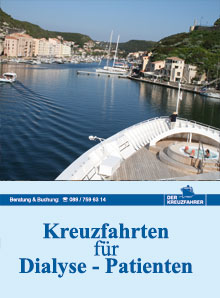 Kreuzfahrten für Dialysepatienten