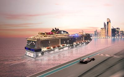 Formel 1 in Abu Dhabi 2023 mit MSC Kreuzfahrten