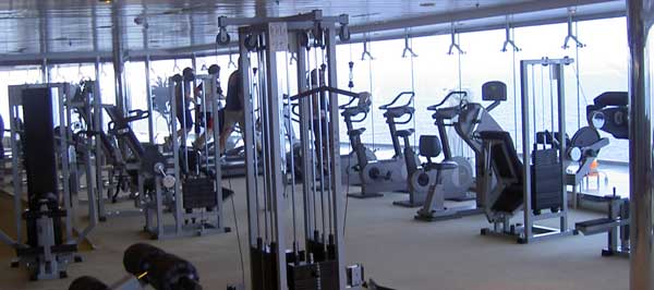 Bei Seegang ist die Nutzung des Fitnessstudio auf eigene Gefahr