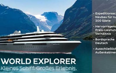 World Explorer – neues Expeditionsschiff von nicko cruises