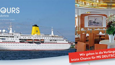 Allerletzte Möglichkeit für eine Kreuzfahrt auf der MS Deutschland (2)